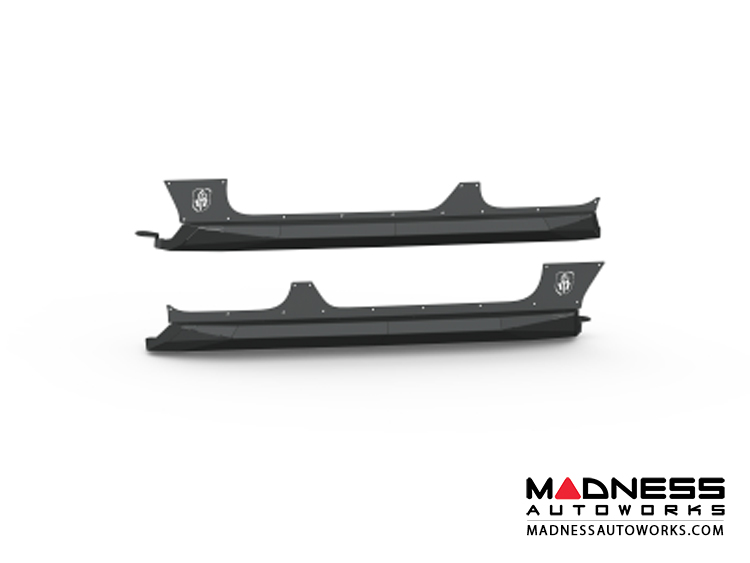 Jeep Wrangler JL Body Armor Rocker Panel - Satin Black Road Armor - 4 Door